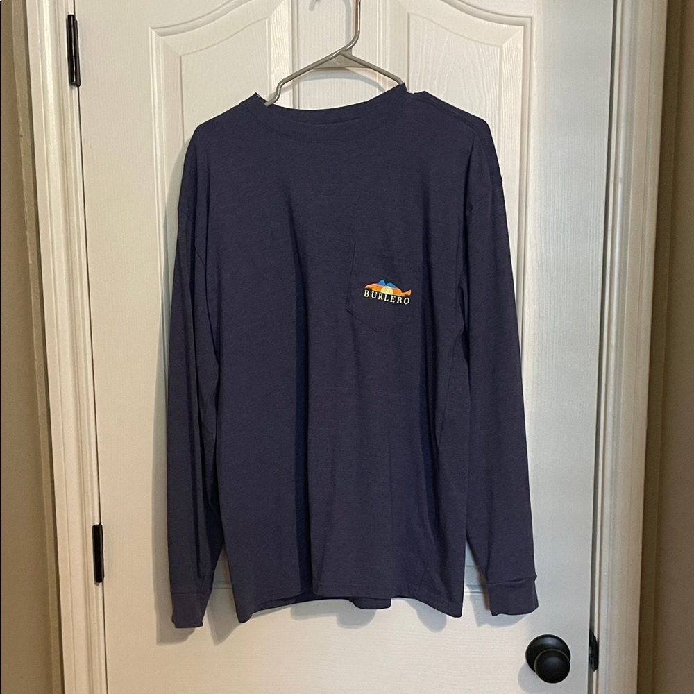 BURLEBO Gray Long Sleeve with Gold Logo